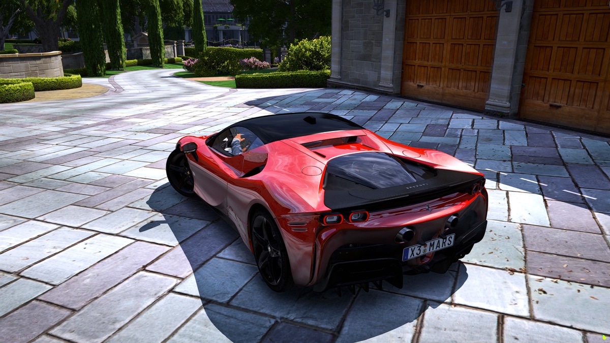 Prime CoreFx preset red car preview