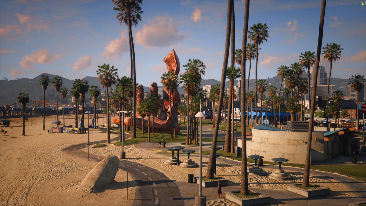Prime QuantV preset city and beach preview